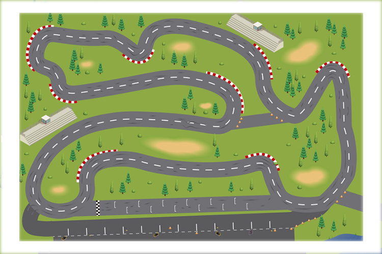 Pista de carreras A vista 3
